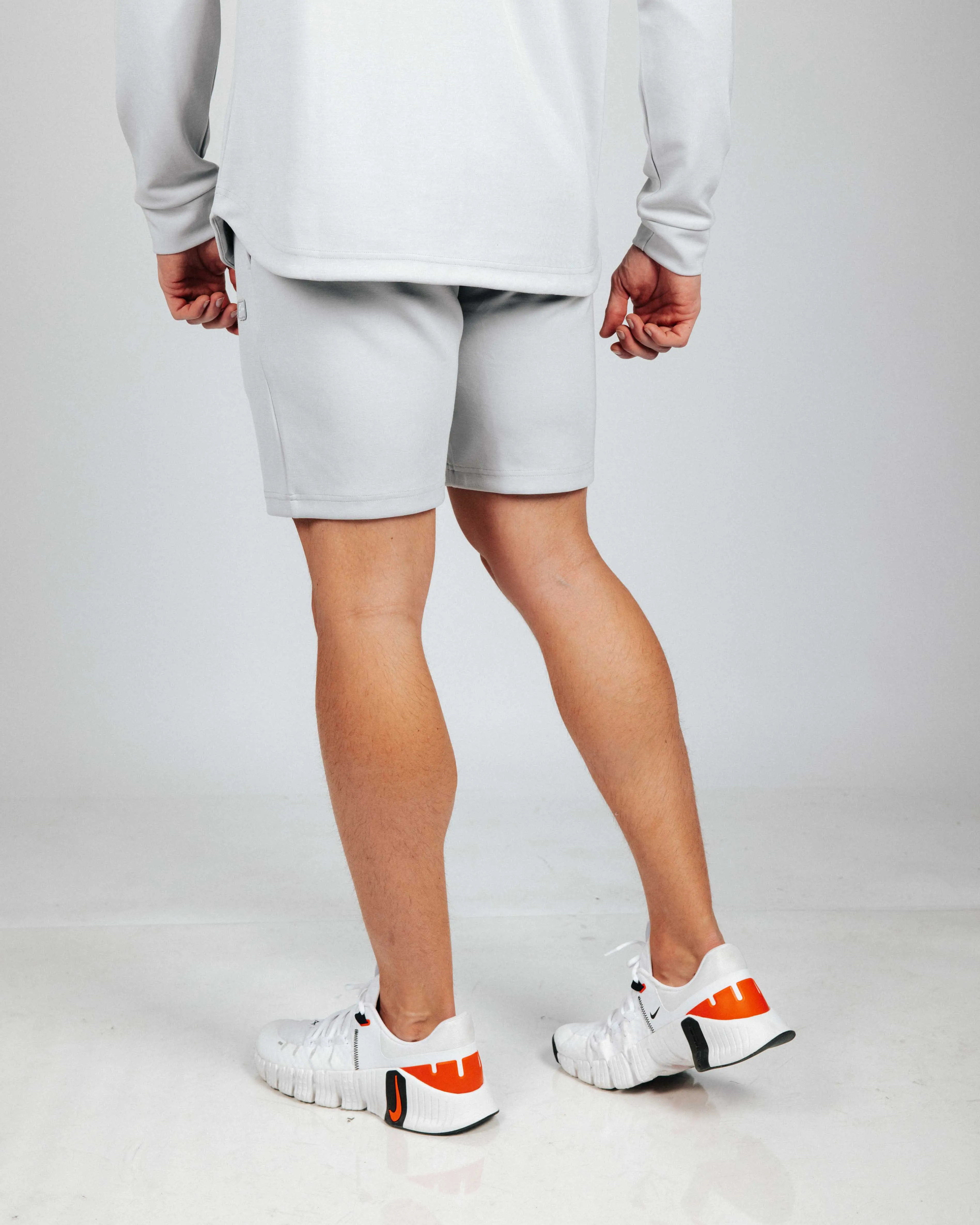 Men's Light Gray Recovery Shorts home comfort