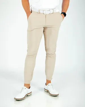 Men's Light Khaki Golf Jogger commuter comfort