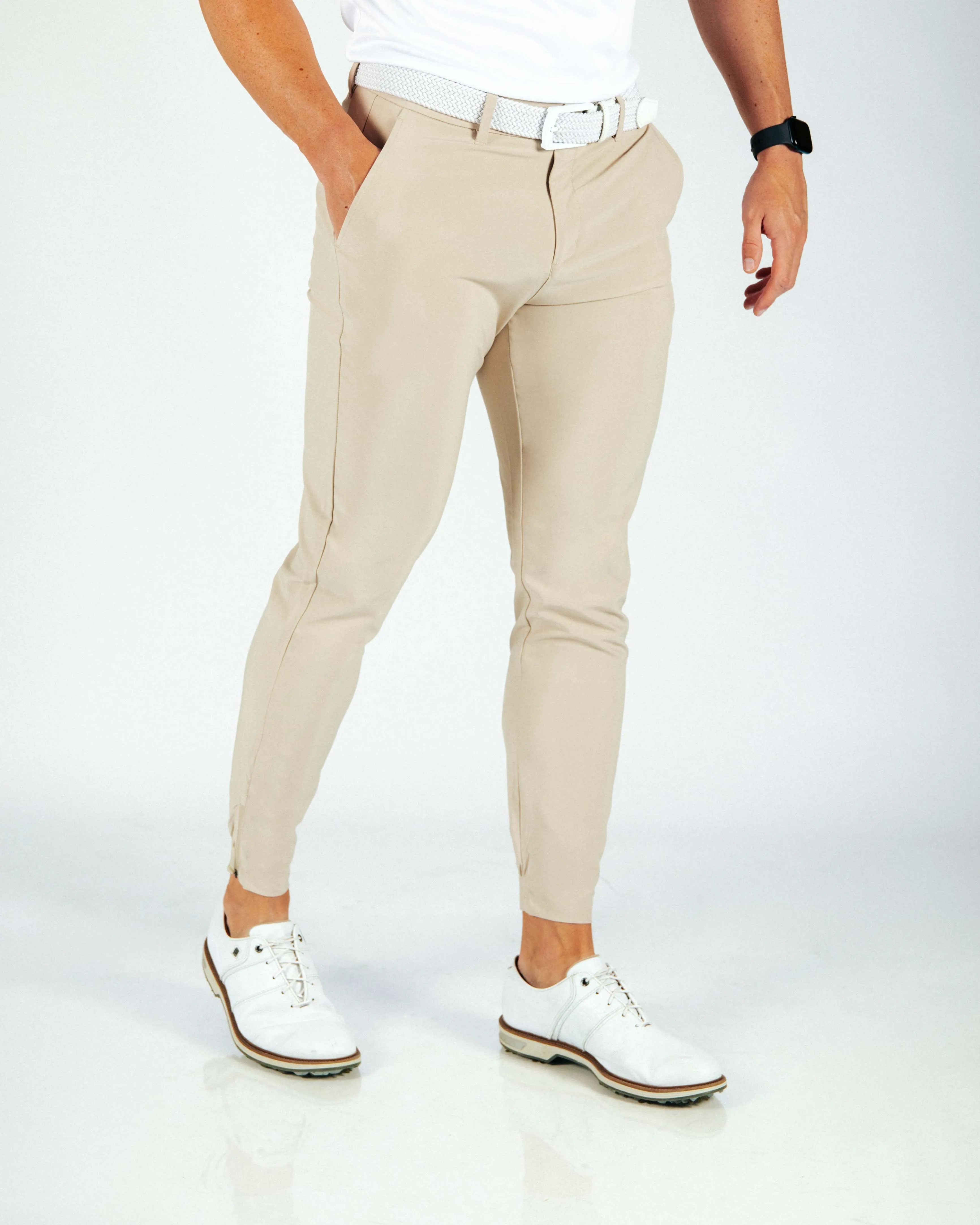 Men's Light Khaki Golf Jogger sleepwear alternative