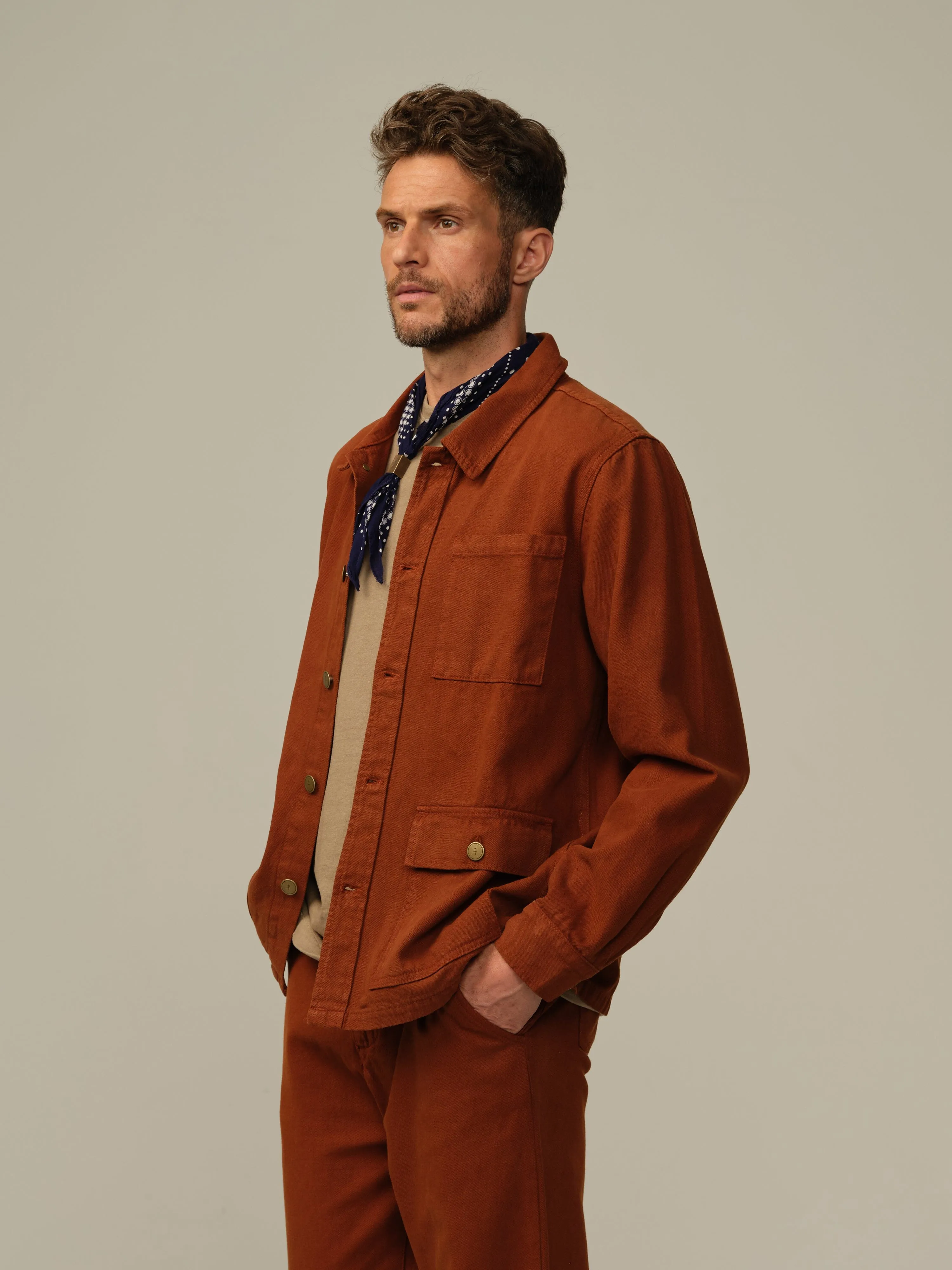 Men's Maverick Recycled Cotton Jacket - Final Sale travel friendly