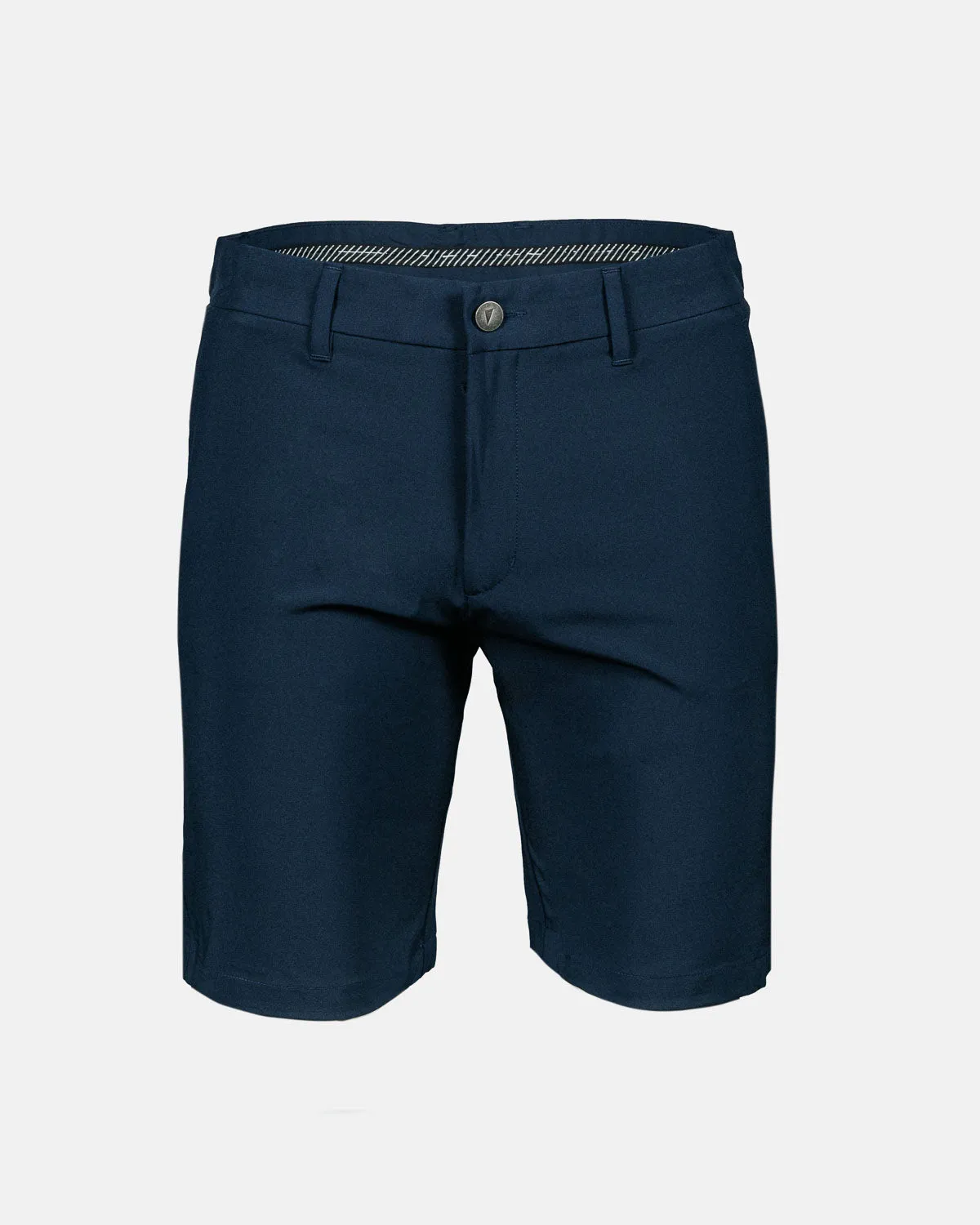 Men's Navy Blue Golf Shorts Stylish Print
