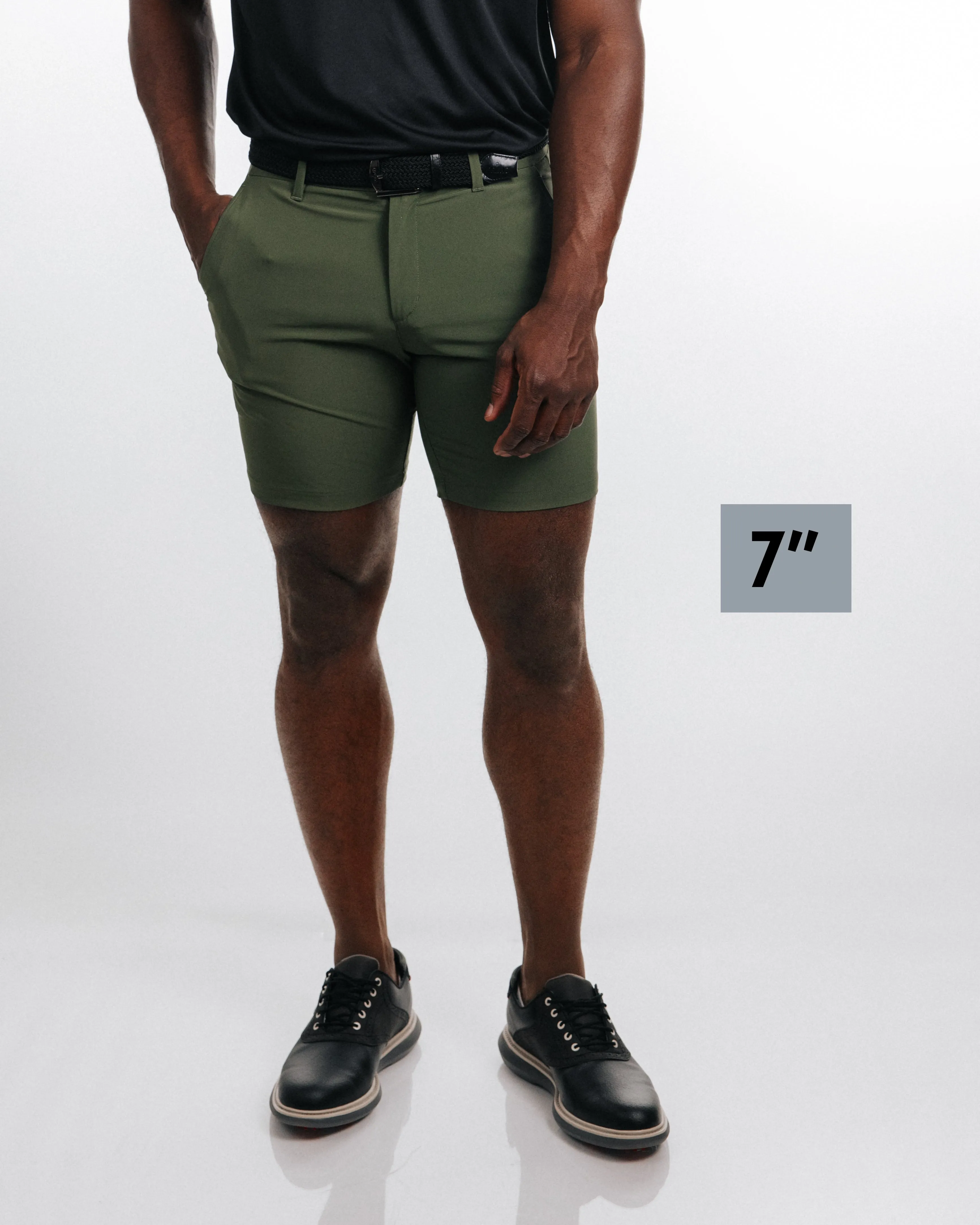 Men's Olive Golf Shorts summer release
