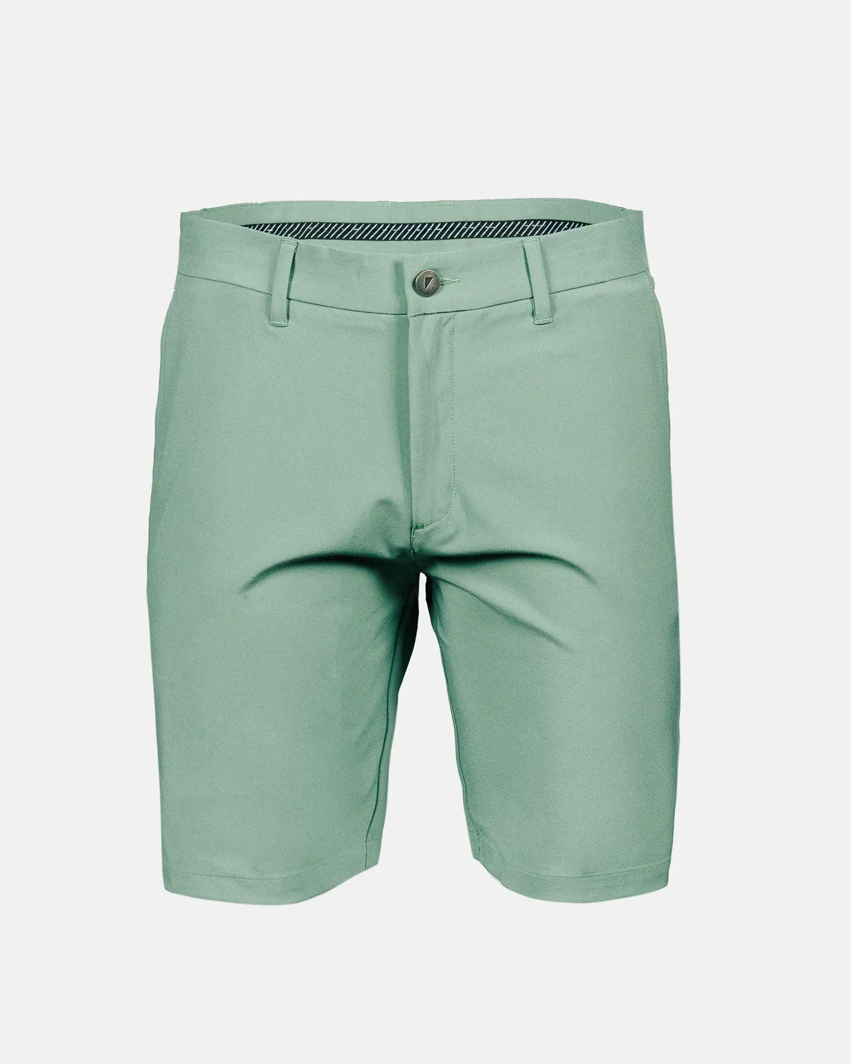 Men's Sage Green Golf Shorts sunshine energy