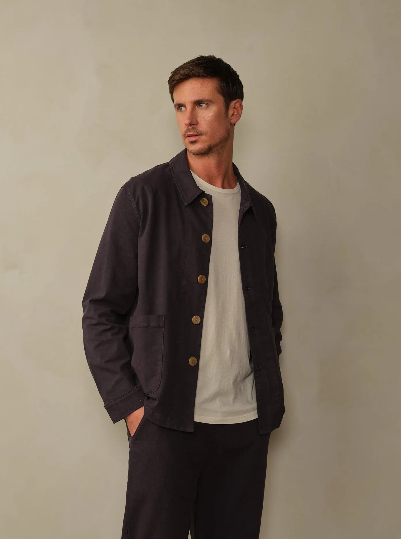 Men's Santos Japanese Twill Jacket - Final Sale casual elegance
