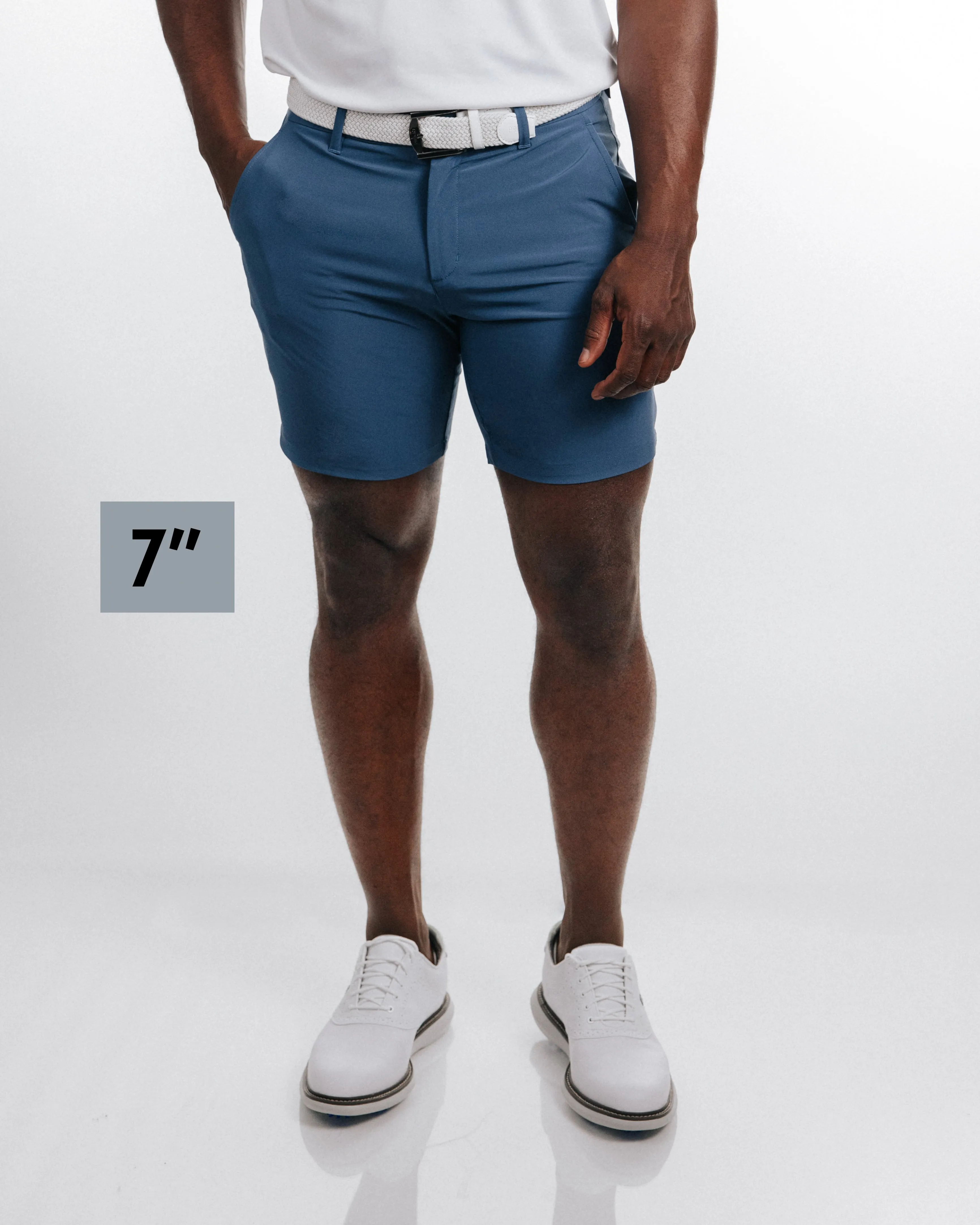 Men's Slate Blue Golf Shorts light airy