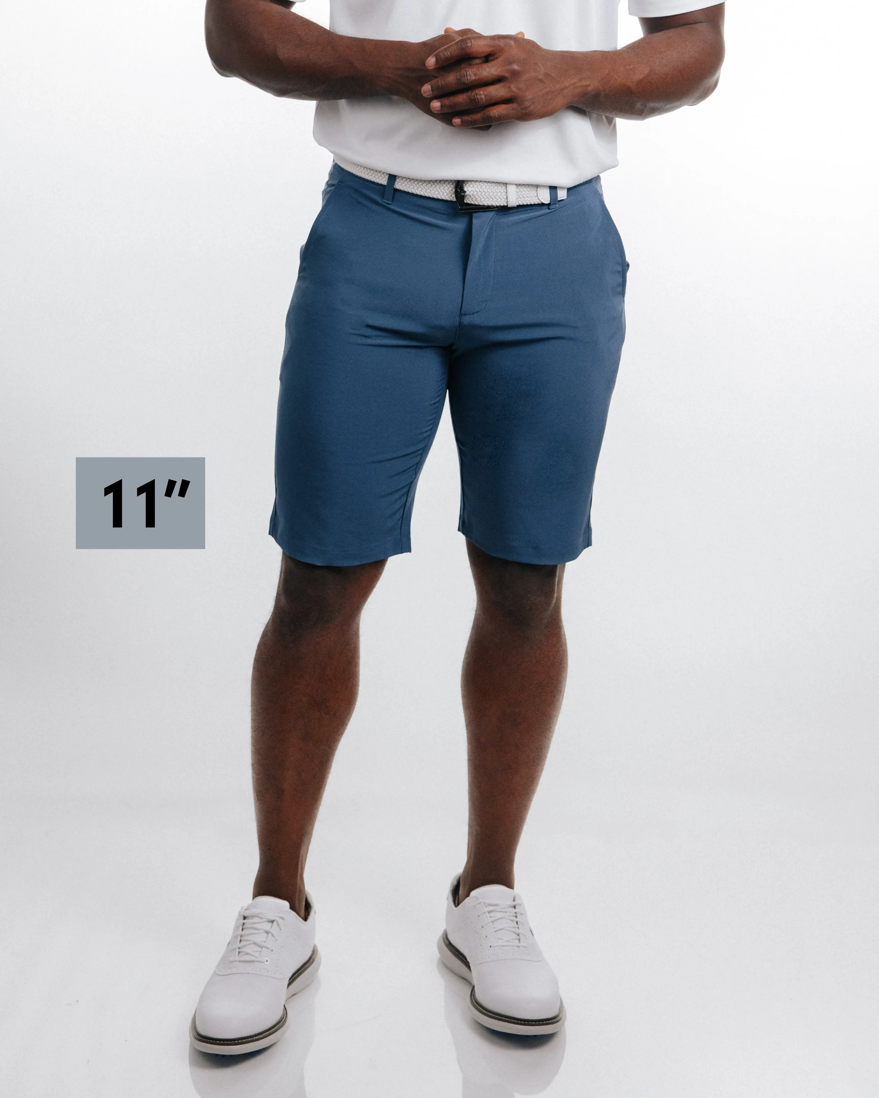 Men's Slate Blue Golf Shorts trendy casual