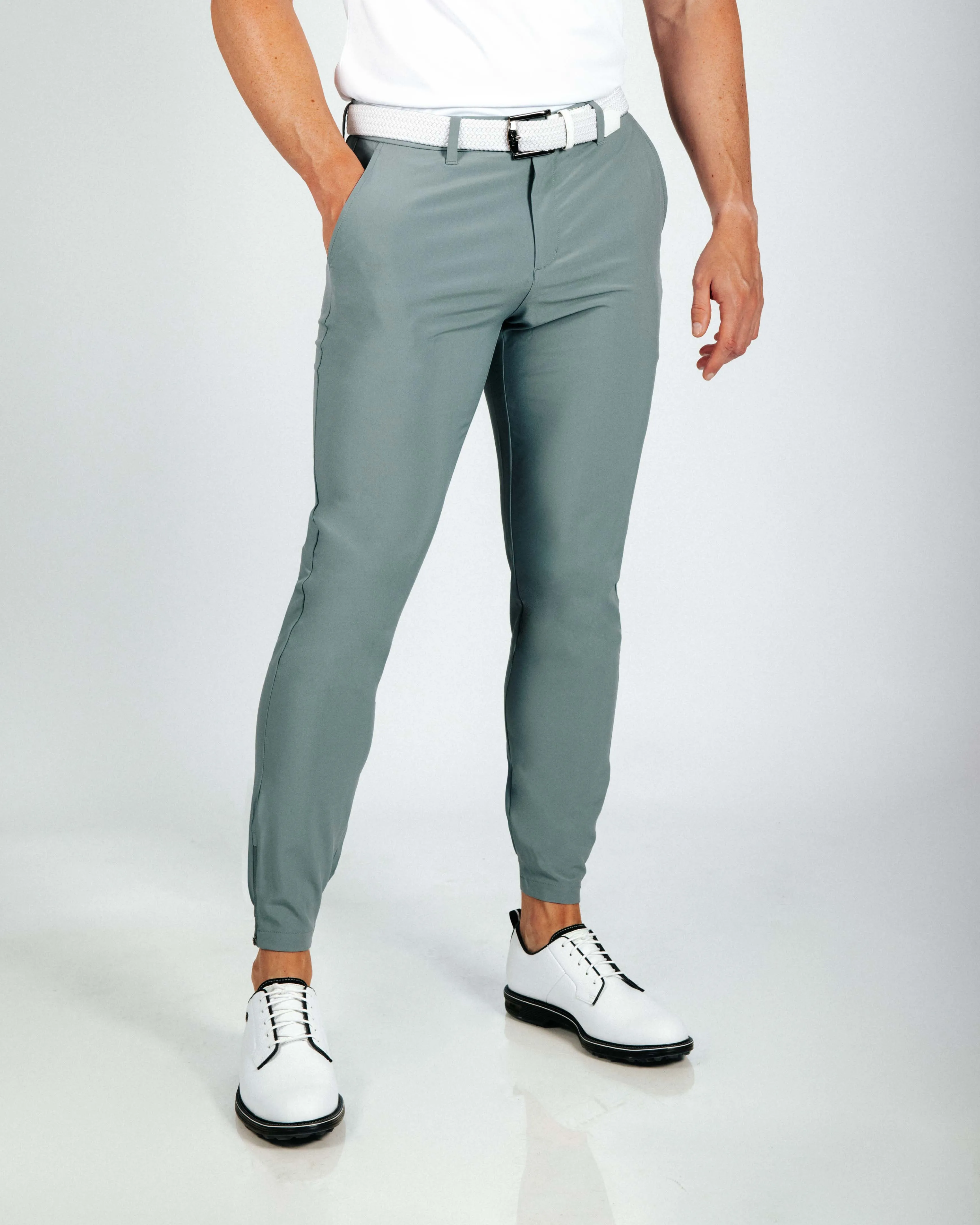 Men's Smoke Green Golf Jogger festival goers