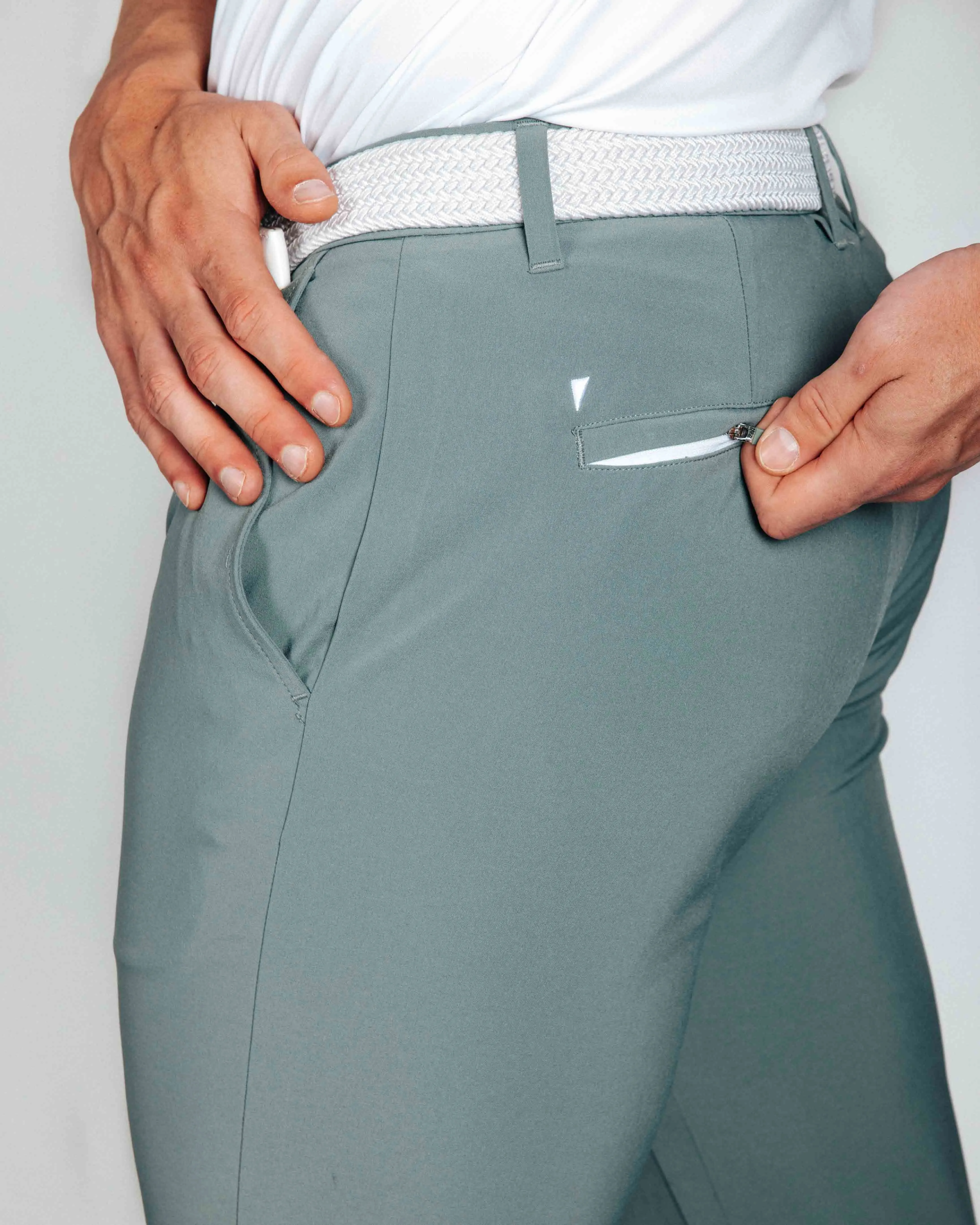 Men's Smoke Green Golf Jogger student casual