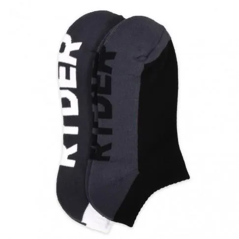 Mens Socks 2 Pack - Black/Grey and White/Grey personal training