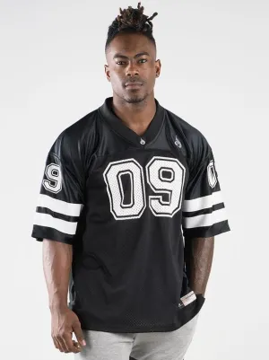 Mens Varsity Jersey - Black vibrant colors