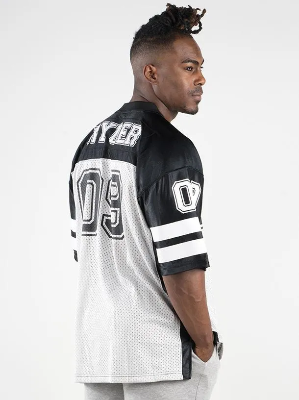 Mens Varsity Jersey - Black/Grey casual trend