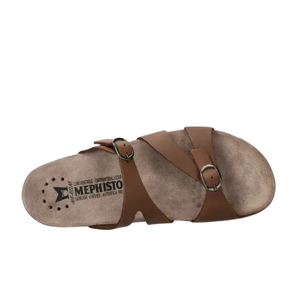 Mephisto Women's Hannel Sandals Dark Brown careless days