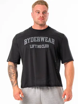 Mesh Flex T-Shirt - Black casual style