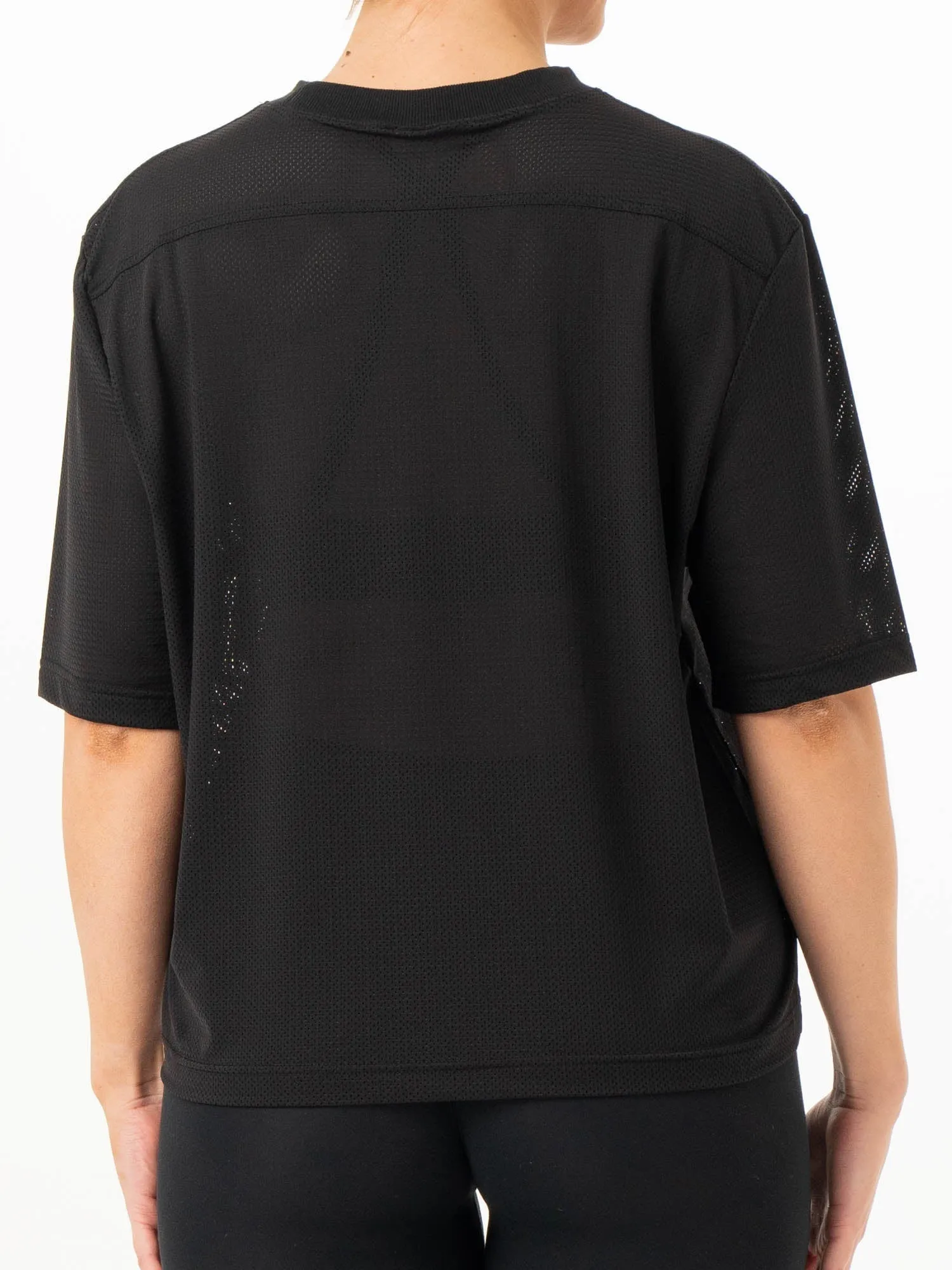 Mesh Flex T-Shirt - Black versatile wear