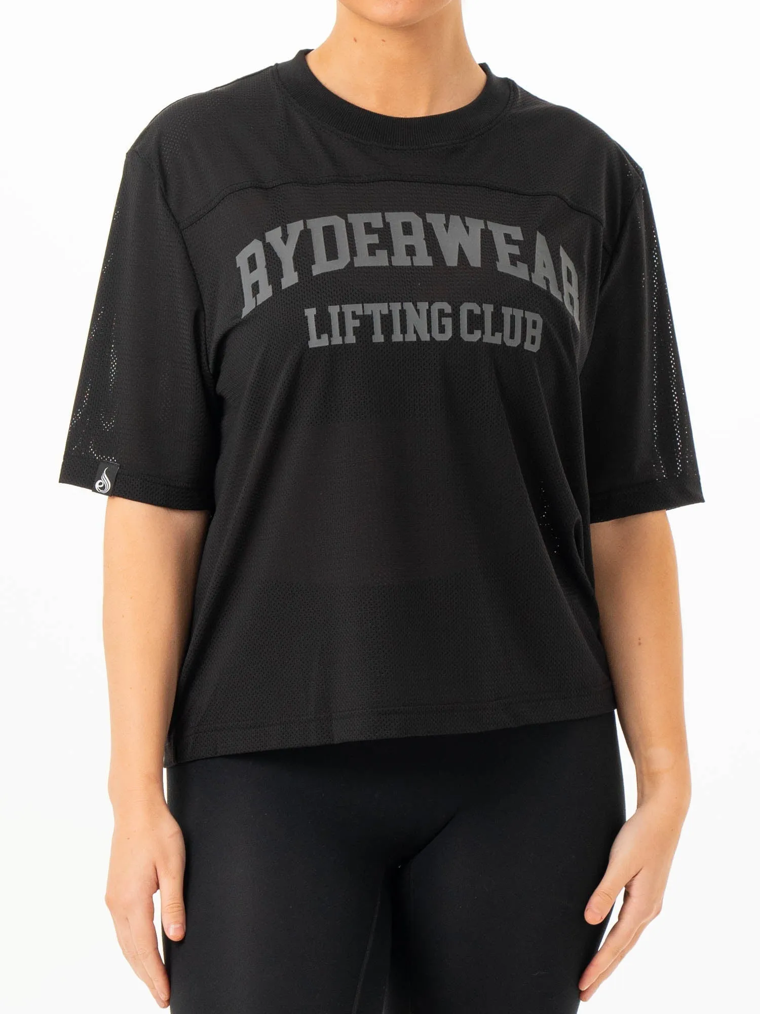 Mesh Flex T-Shirt - Black trend vibe