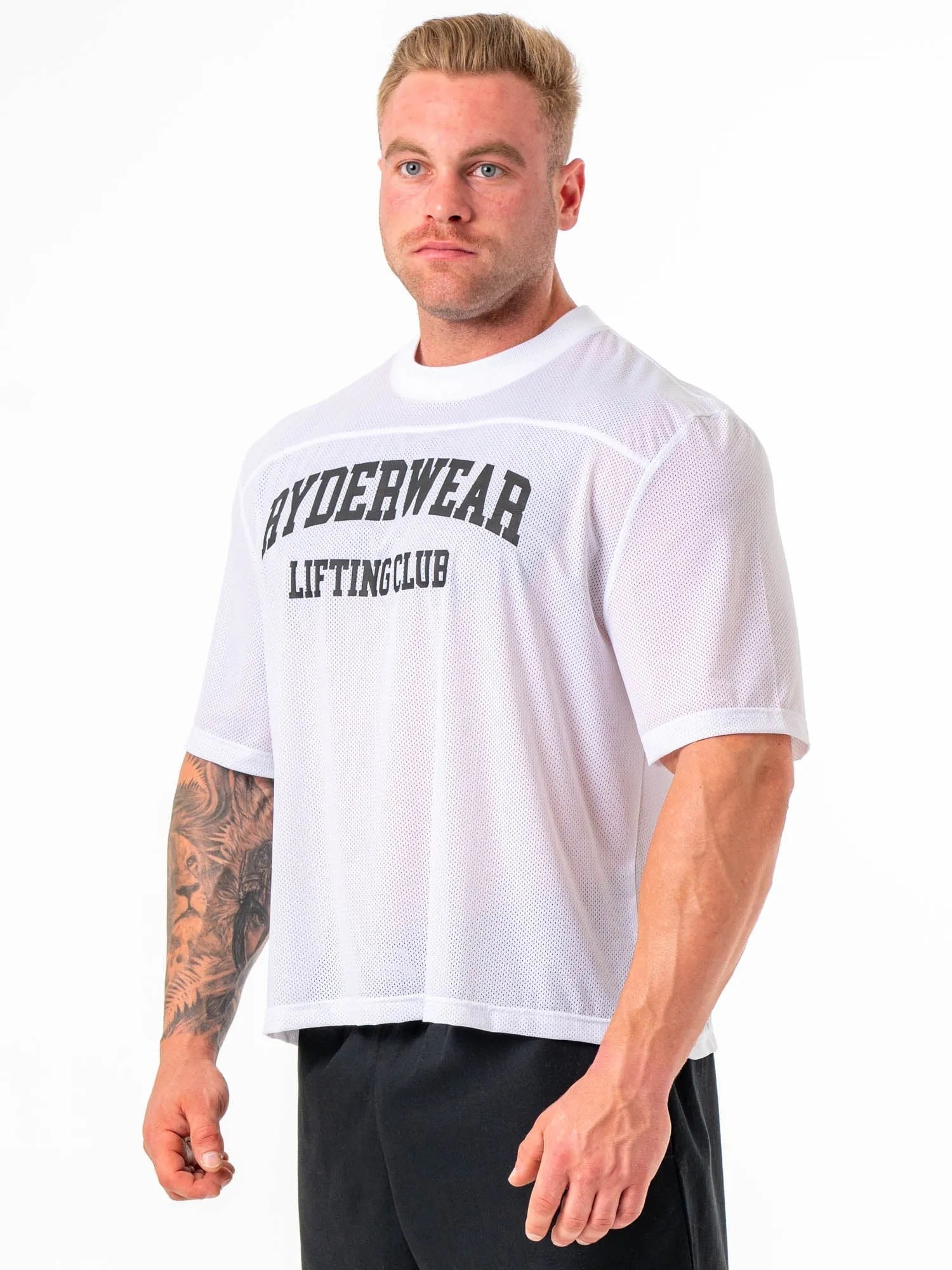 Mesh Flex T-Shirt - White limited run