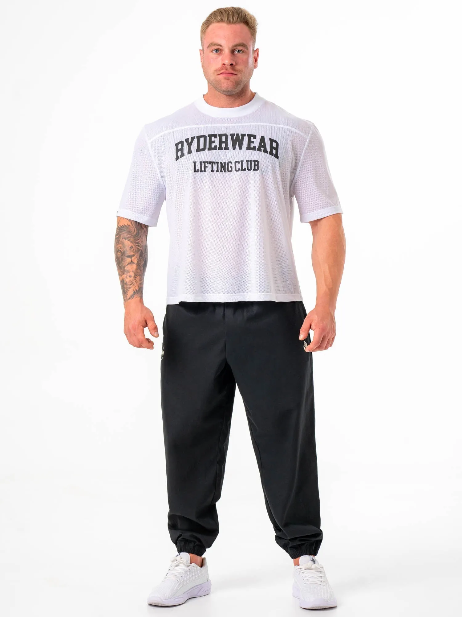 Mesh Flex T-Shirt - White family set