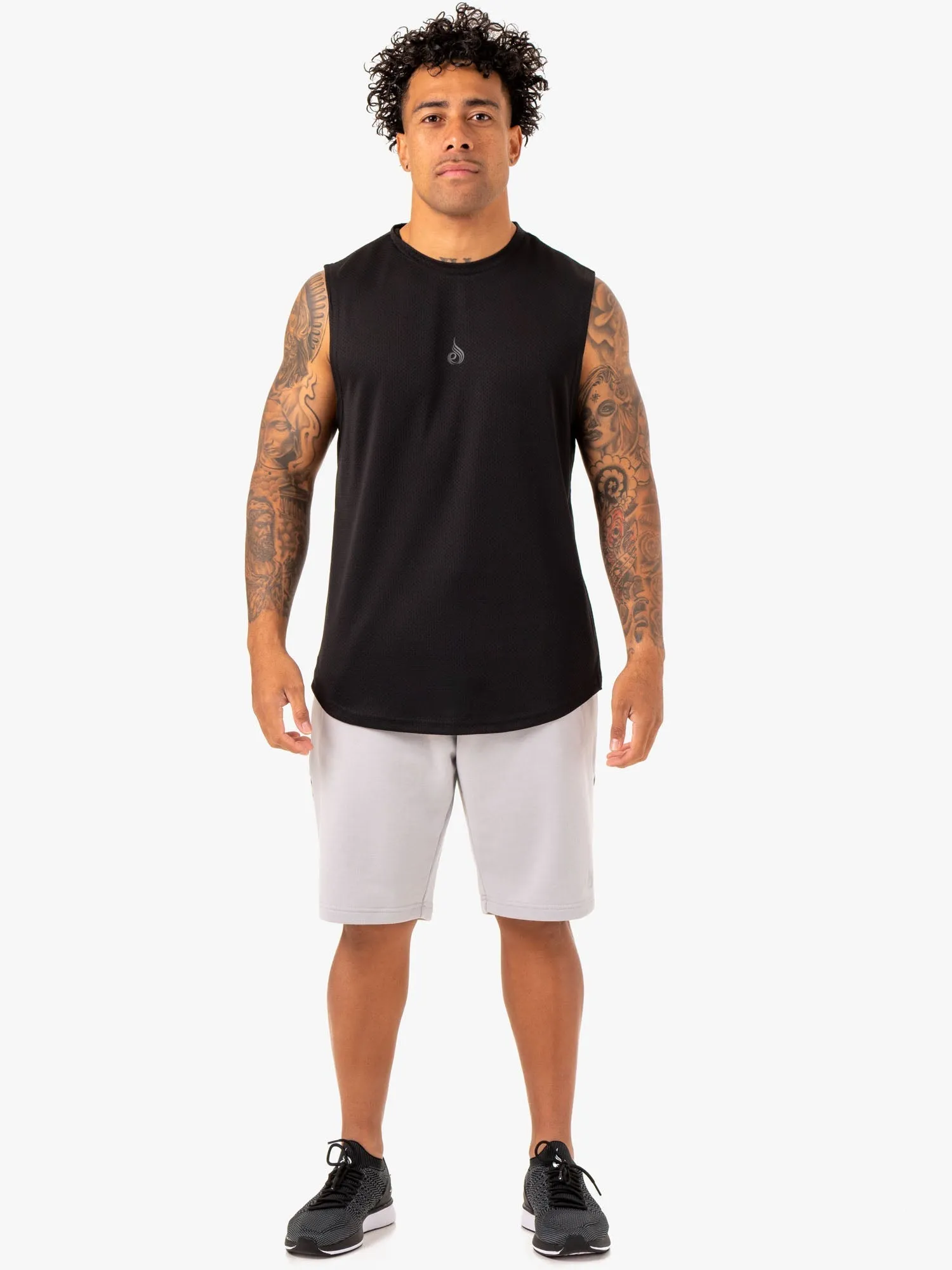 Mesh Training Shorts - Snow Grey health conscious