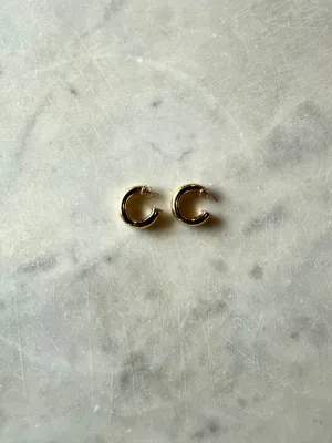 Mini Gold Hoop poetic spark