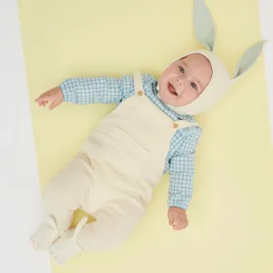 Mint Bunny Baby Bonnet night time
