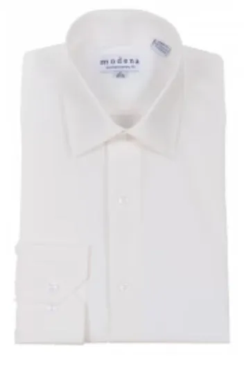 Modena Contemporary Fit Regular Cuff Shirt - M300BS0R - Egg Shell Sport style
