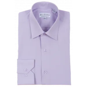Modena Contemporary Fit Regular Cuff Shirt - M300BS0R - Lavender Youthful energy