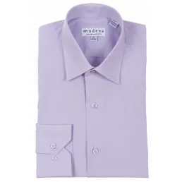 Modena Contemporary Fit Regular Cuff Shirt - M300BS0R - Lavender Youthful energy