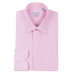 Modena Contemporary Fit Regular Cuff Shirt - M300BS0R - Pink Sport casual
