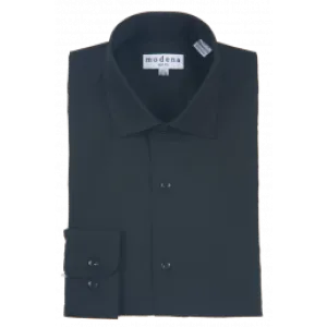 Modena Slim Fit Regular Cuff Shirt - M300SP0R - Black Soft comfort