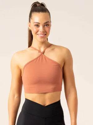 Momentum Tank Bra - Clay personal expression