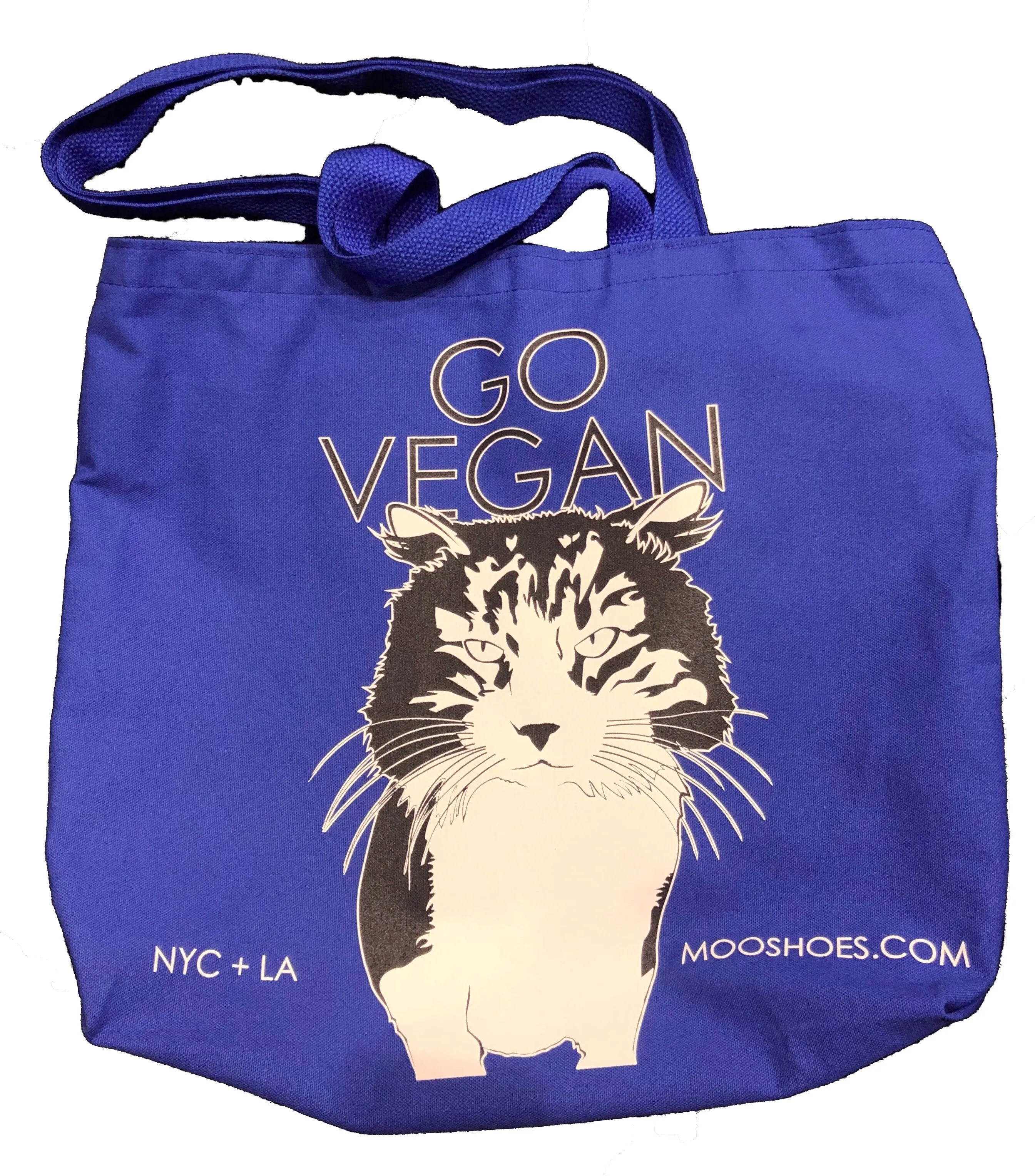 MooShoes Go Vegan Tote lightweight and durable