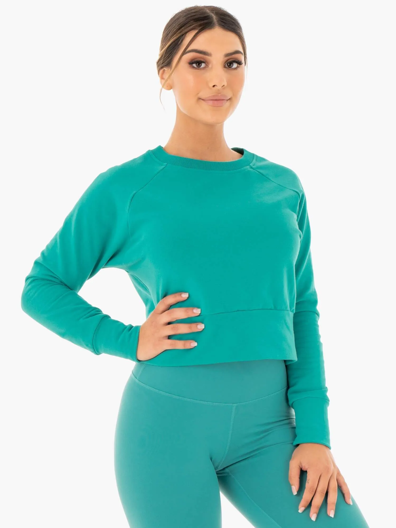 Motion Sweater - Teal sunny energy