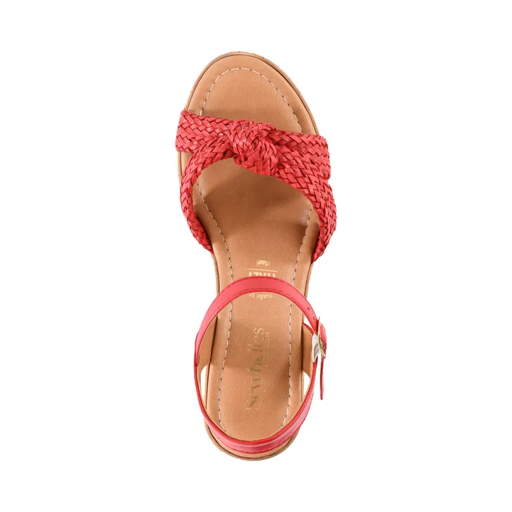 Musical Sandal in Red from Seychelles Barefoot Vibe