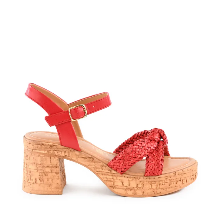 Musical Sandal in Red from Seychelles Sunset Trail