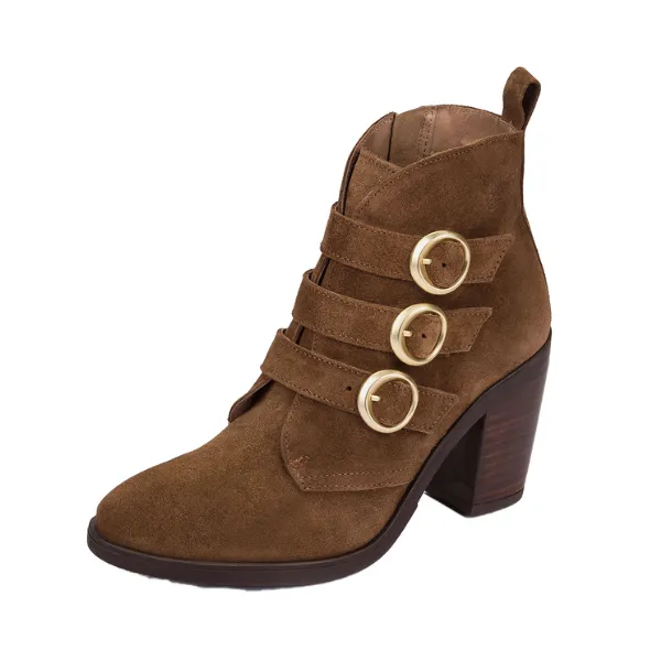 Nassima Women's Tours 005 Brown Suede wander free