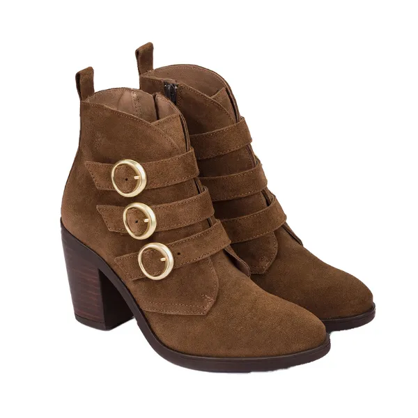 Nassima Women's Tours 005 Brown Suede wild soul