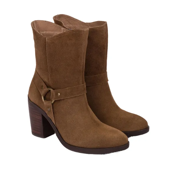 Nassima Women's Tours 008 Brown Suede heat ready