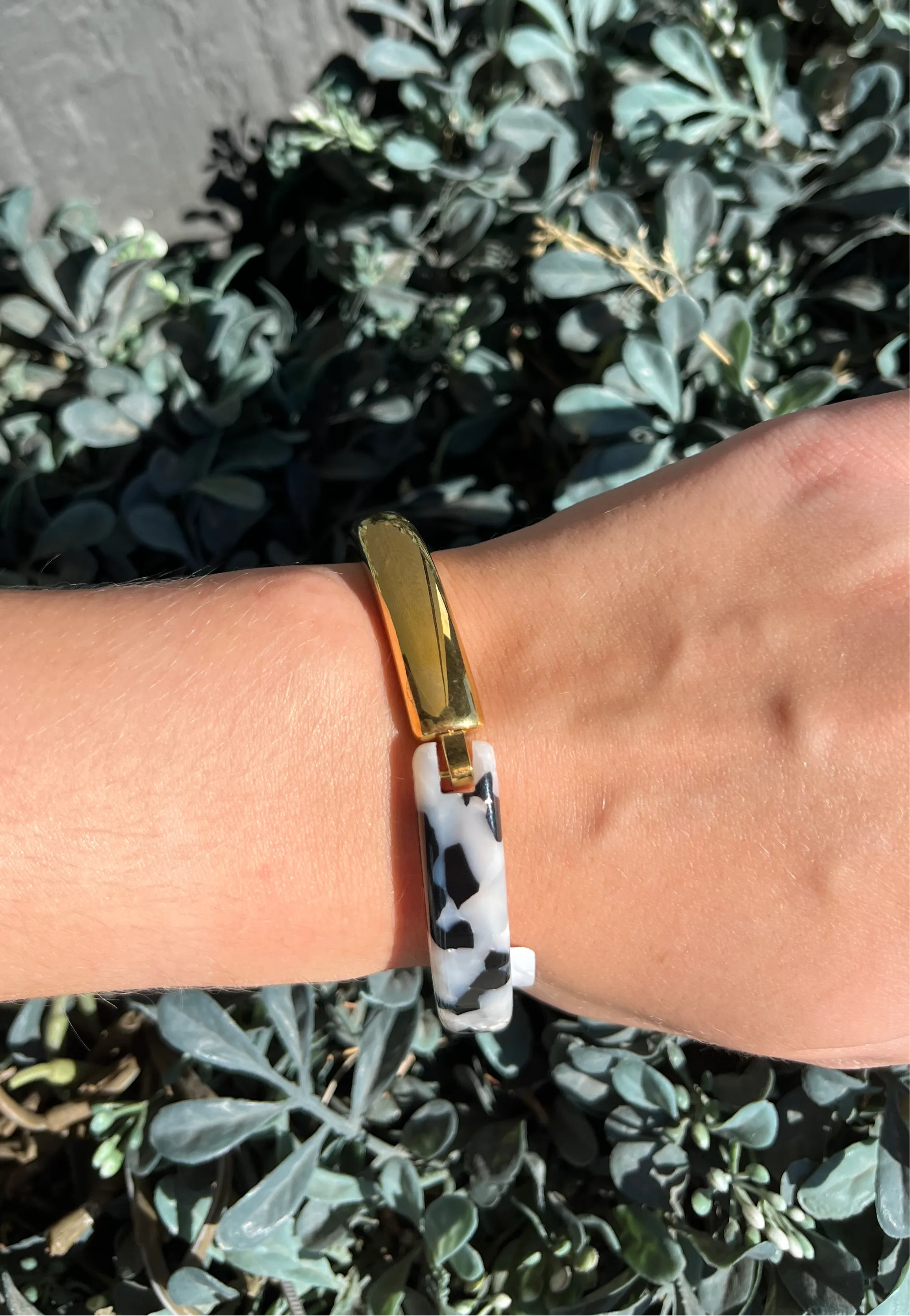 Natural Horn Heart Bracelet retro mood