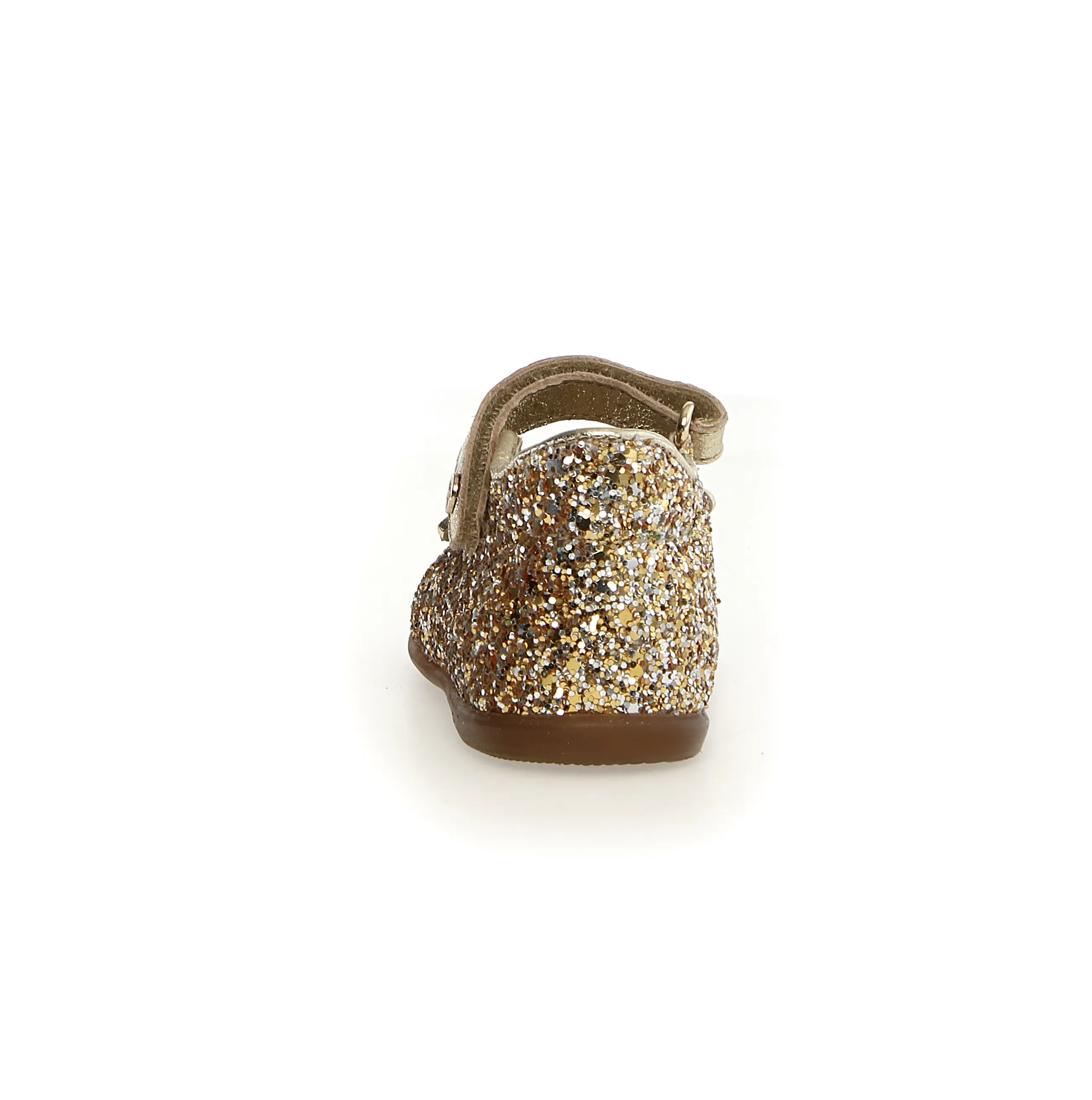Naturino Ballet Girl's Flats - Platinum Silver comfort boost