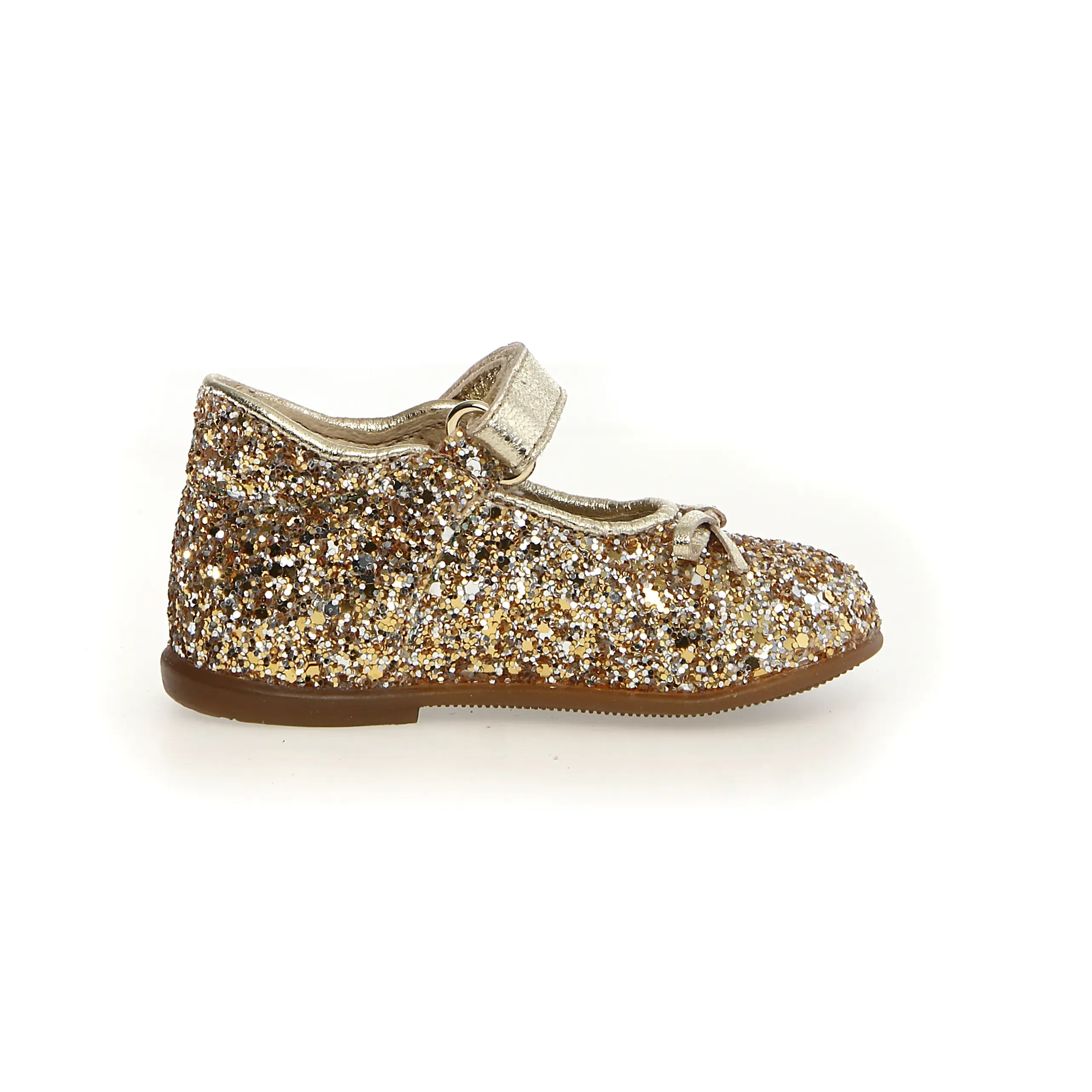 Naturino Ballet Girl's Flats - Platinum Silver understated class