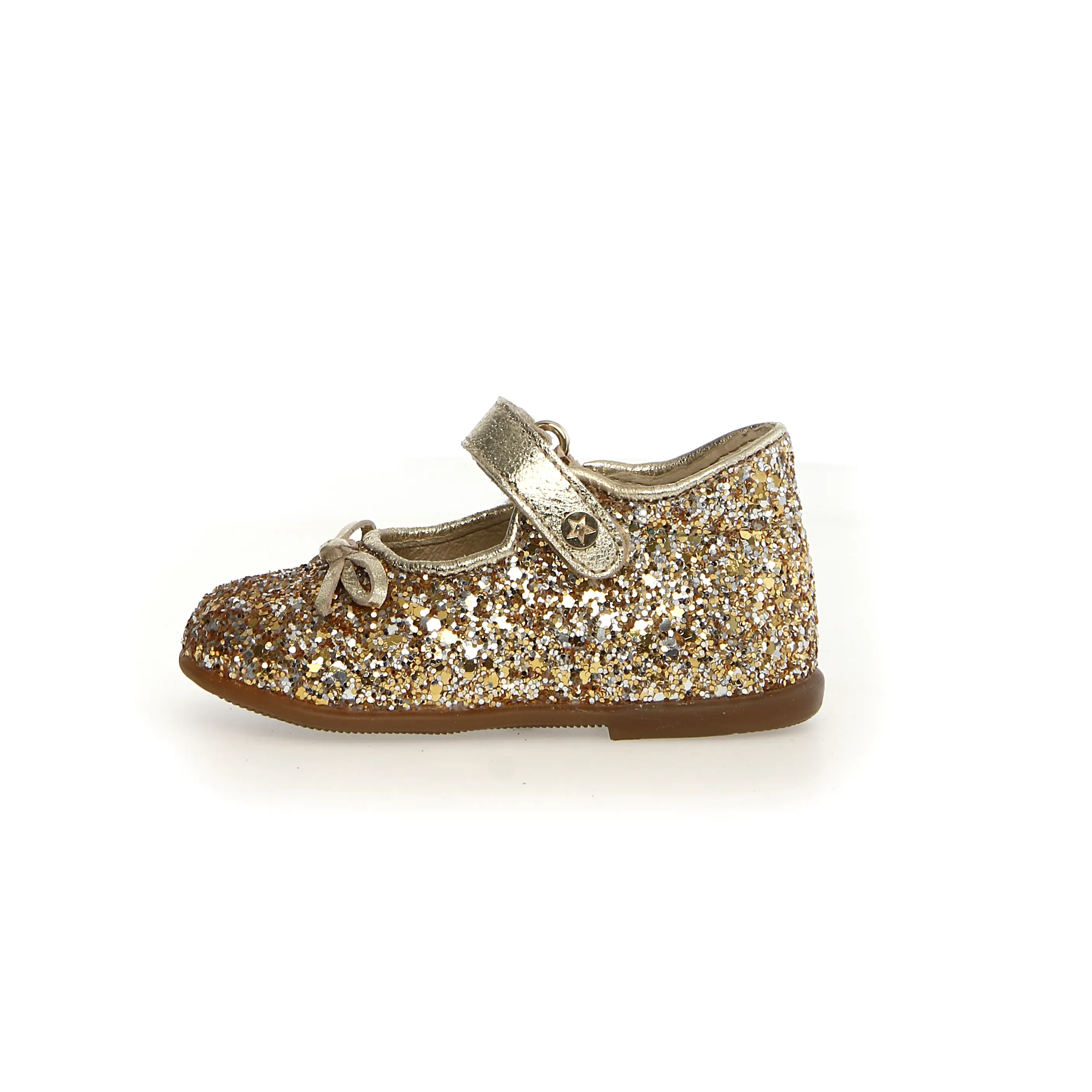 Naturino Ballet Girl's Flats - Platinum Silver date night