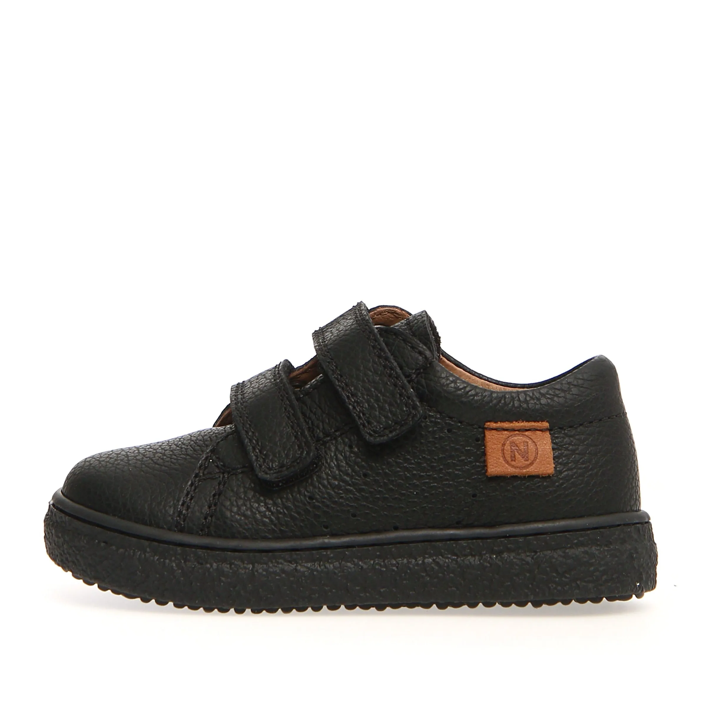 Naturino Boy's & Girl's Carex Sneakers, Pebbled Black comfy vibe