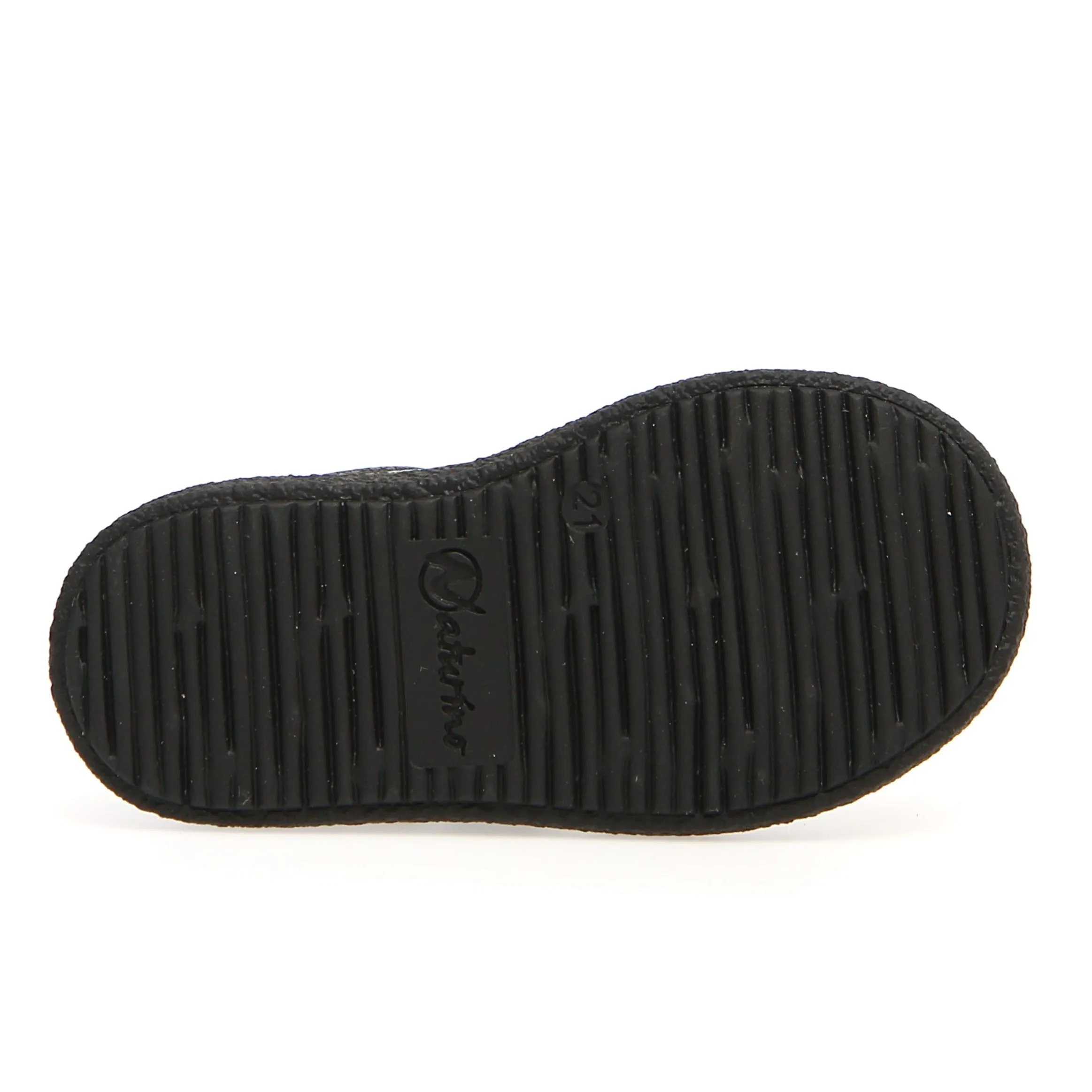 Naturino Boy's & Girl's Carex Sneakers, Pebbled Black soft lining