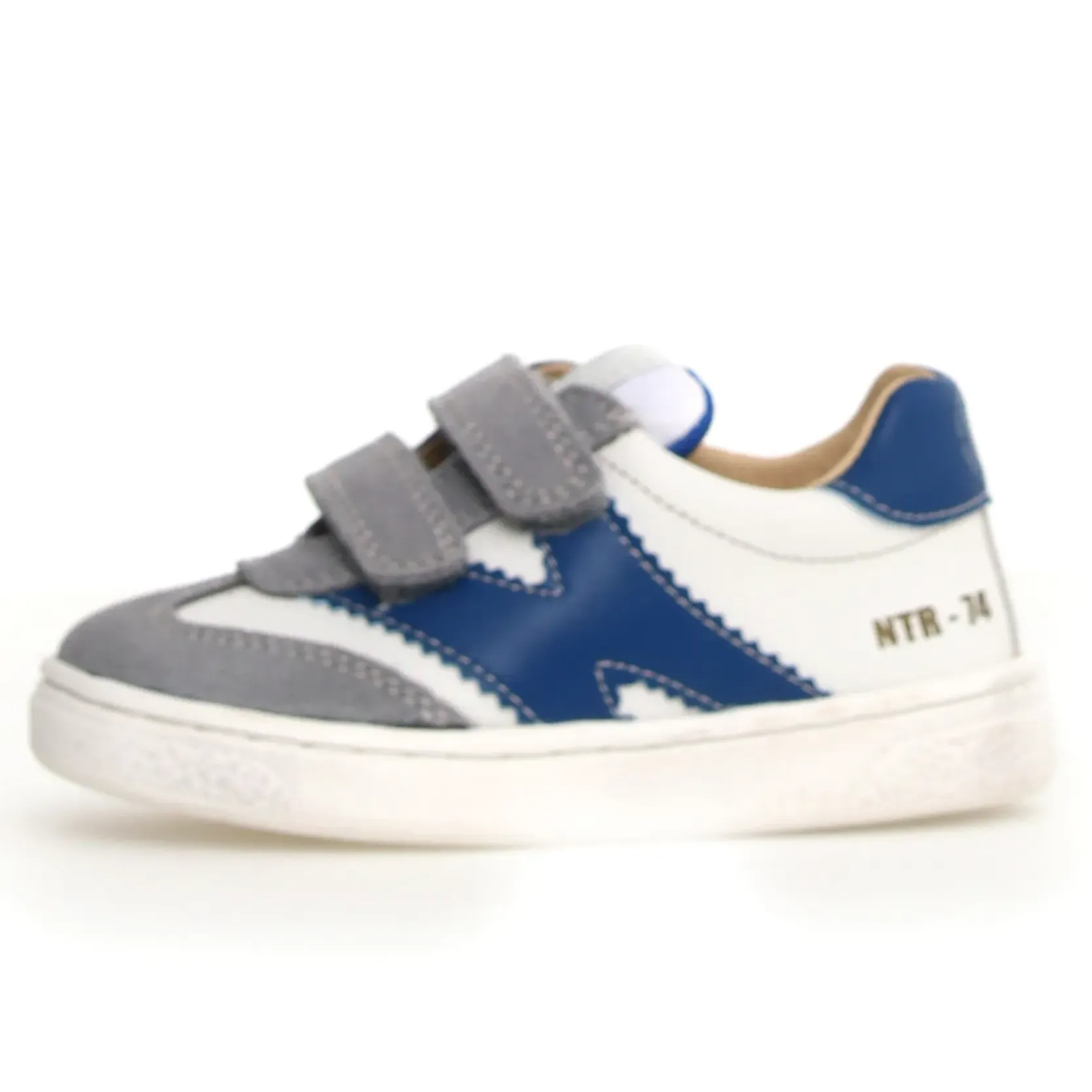 Naturino Boy's Jenix Vl Casual Shoes - Grey / White / Azure weekend mode