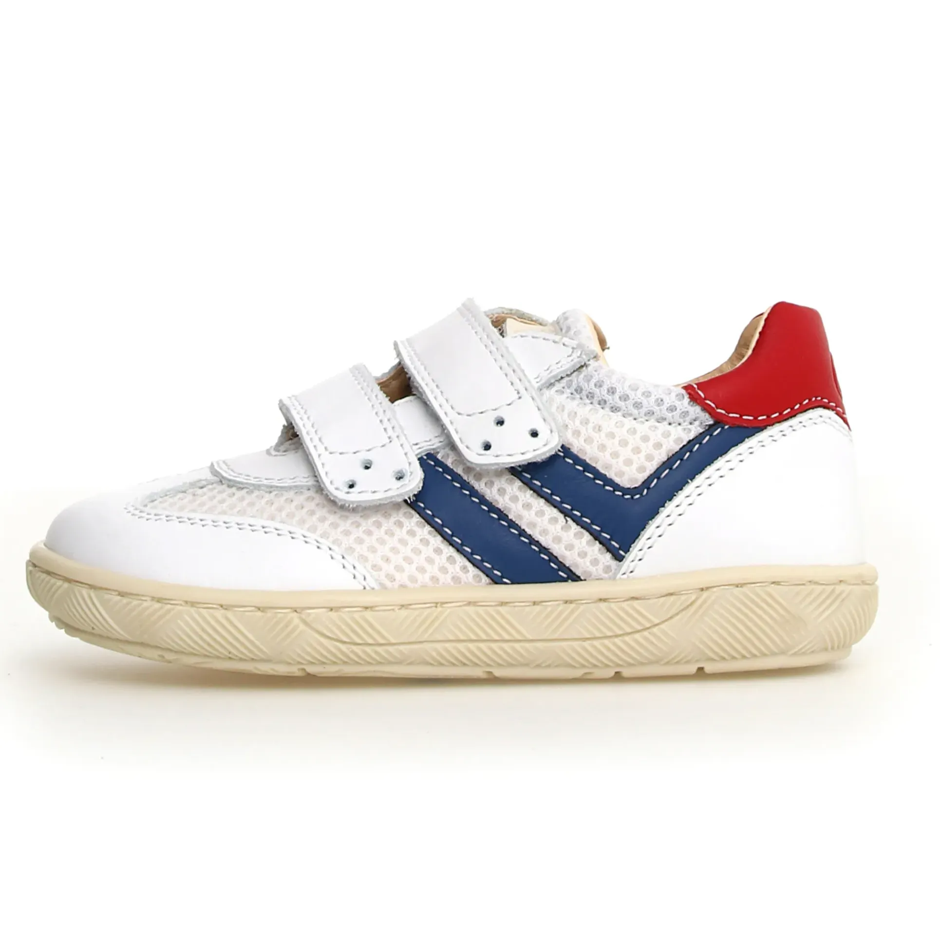 Naturino Boy's Kevis Casual Shoes - White / Red / Bermuda long hours