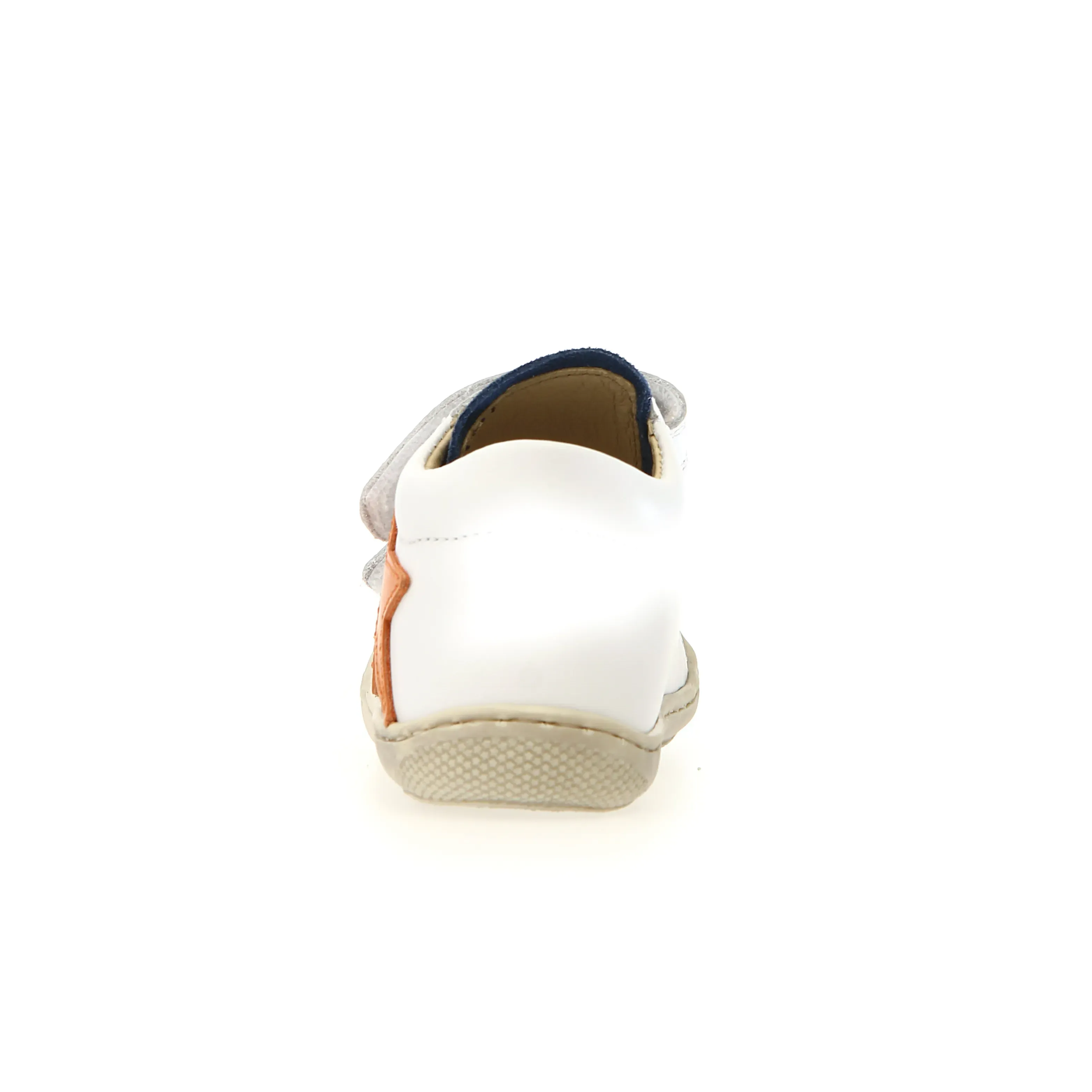 Naturino Boy's Kolde Vl Casual Shoes - White / Azure / Orange slow mood