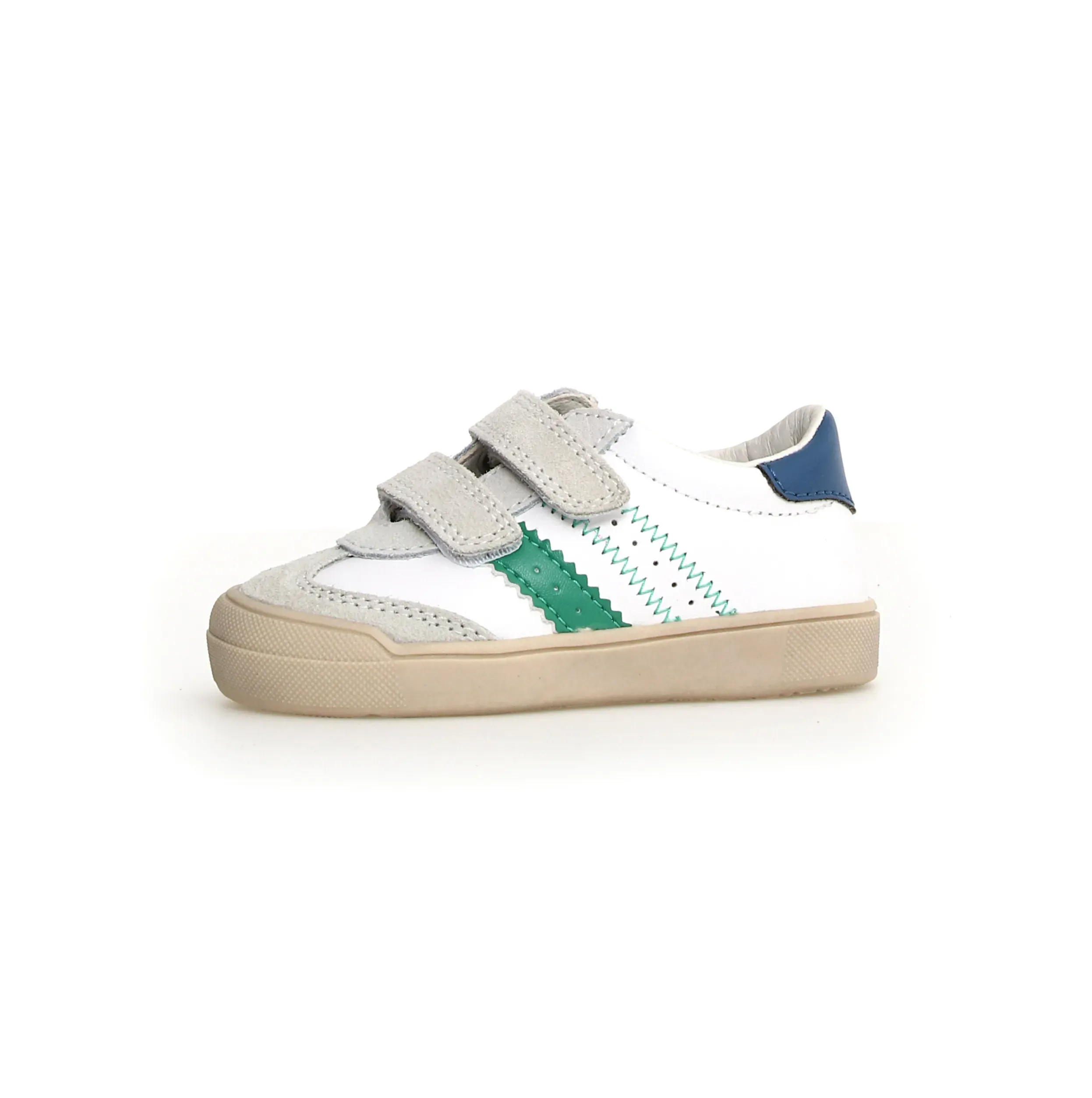 Naturino Boy's Riby Vl Casual Shoes - White / Green / Azure sleek walk