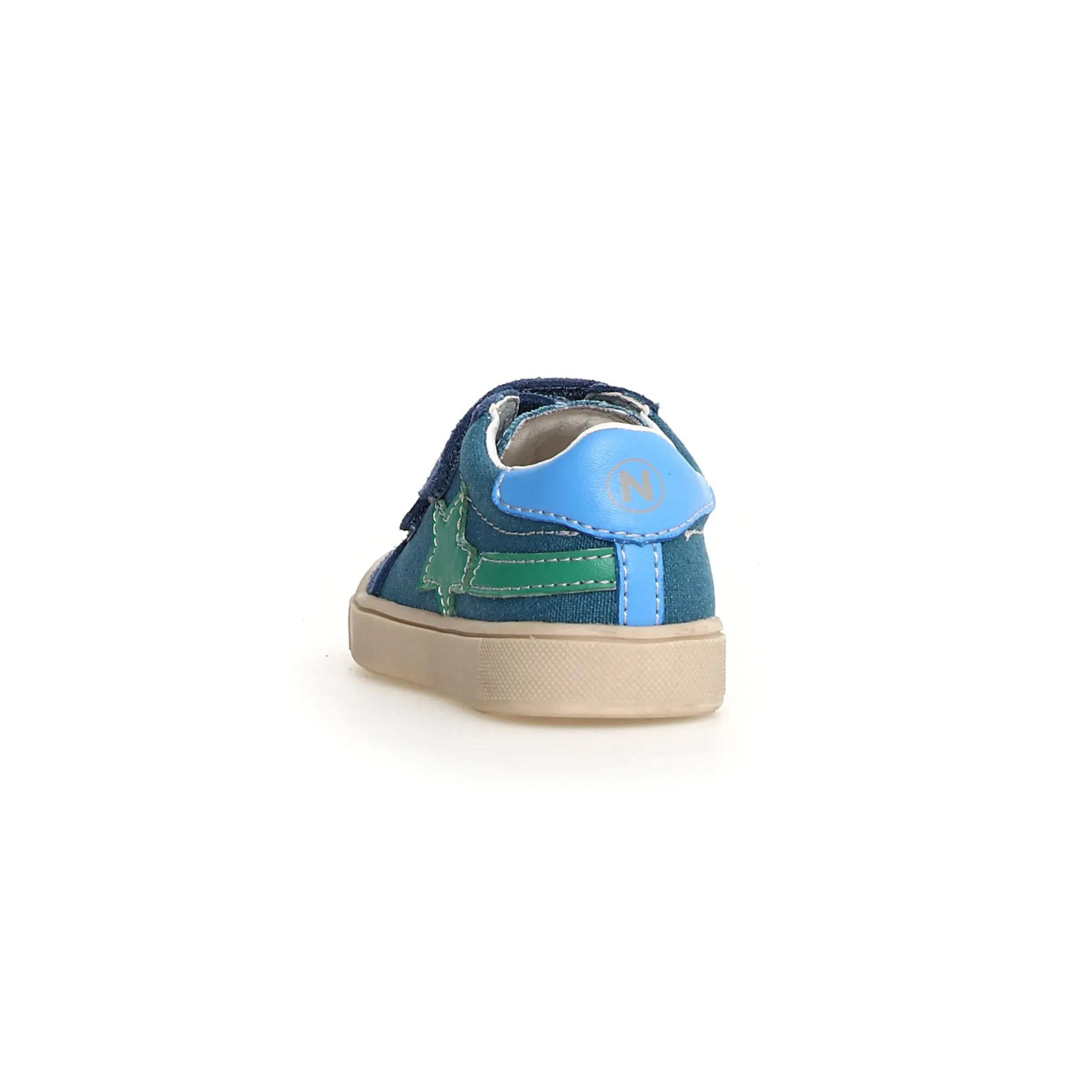 Naturino Boy's Singery Low Vl Casual Shoes - Jeans / Green relax edge