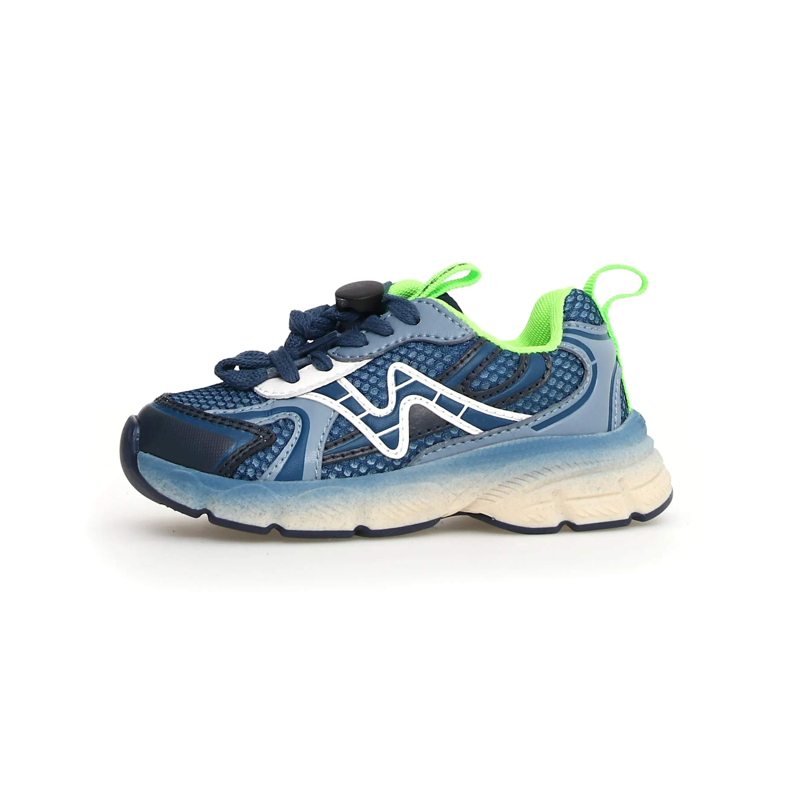 Naturino Boy's Wave Sneakers - Azure / Celeste / White natural feel