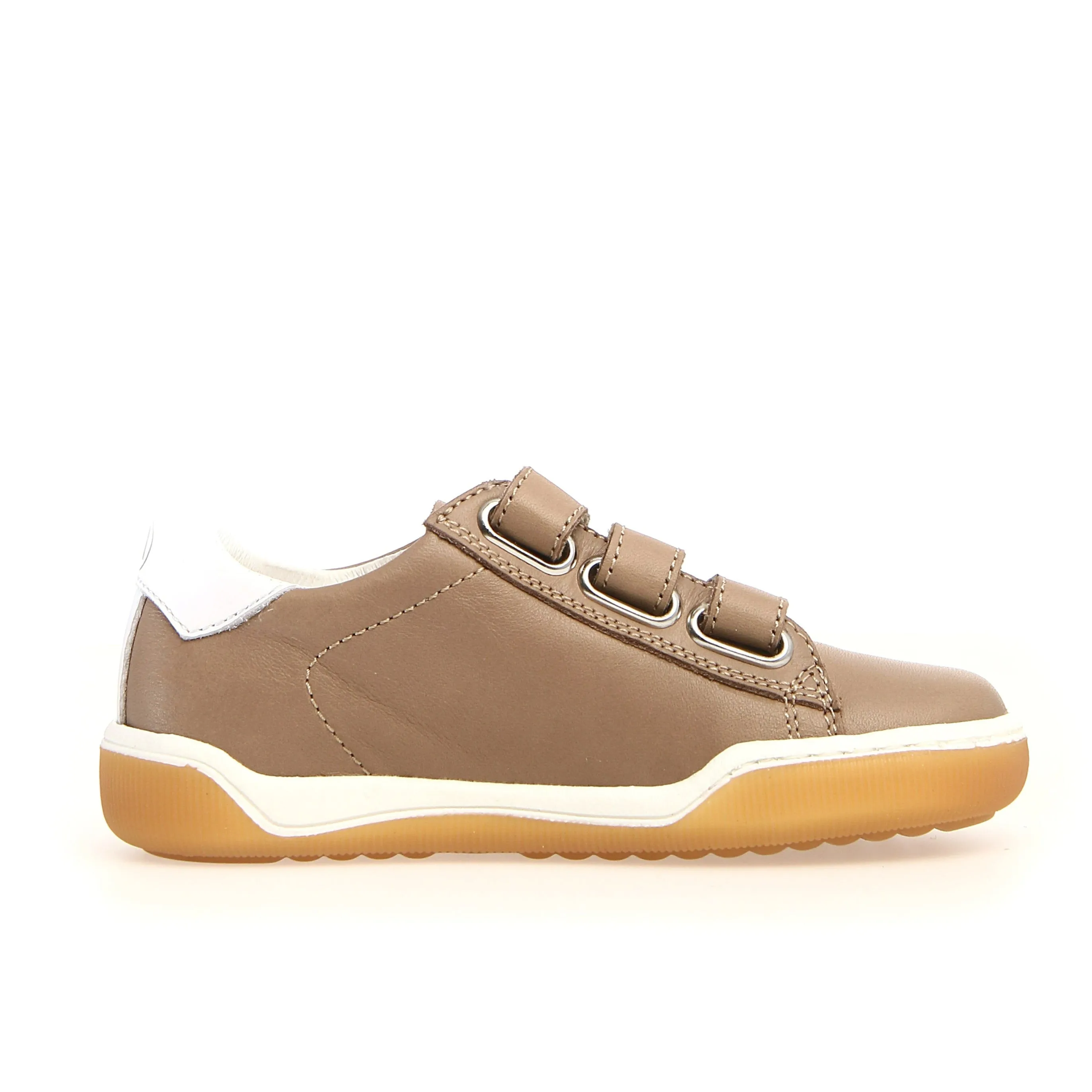 Naturino Cliff VL 2 Boy's and Girl's Sneakers - Taupe/White clean look